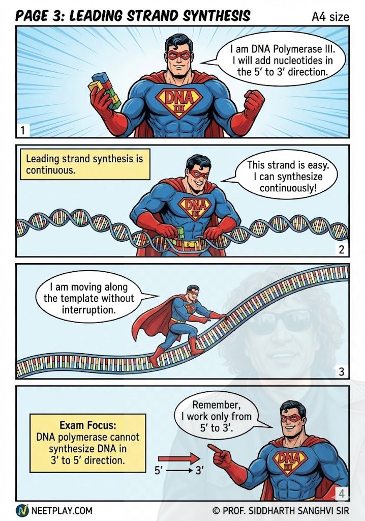 Pol III and Leading Strand