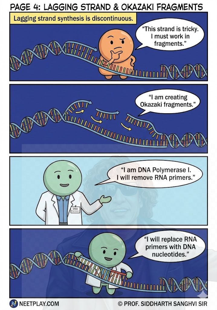 Lagging Strand and Pol I